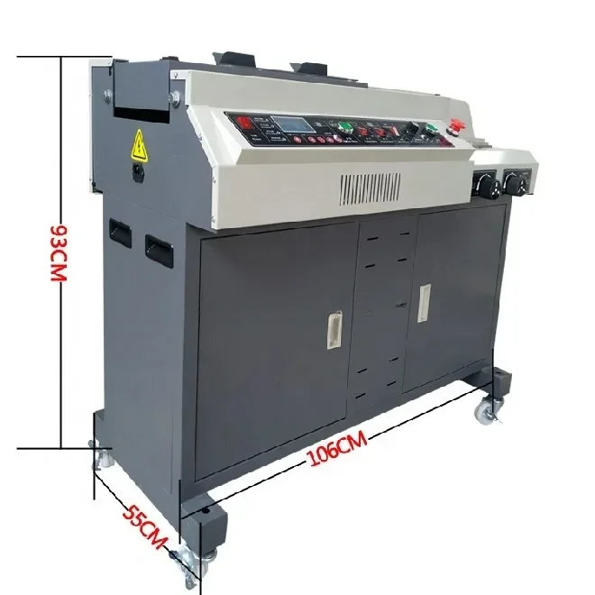 commercial a3 and a4 hard cover book binding making machine hot melt glue book binding machine automatic