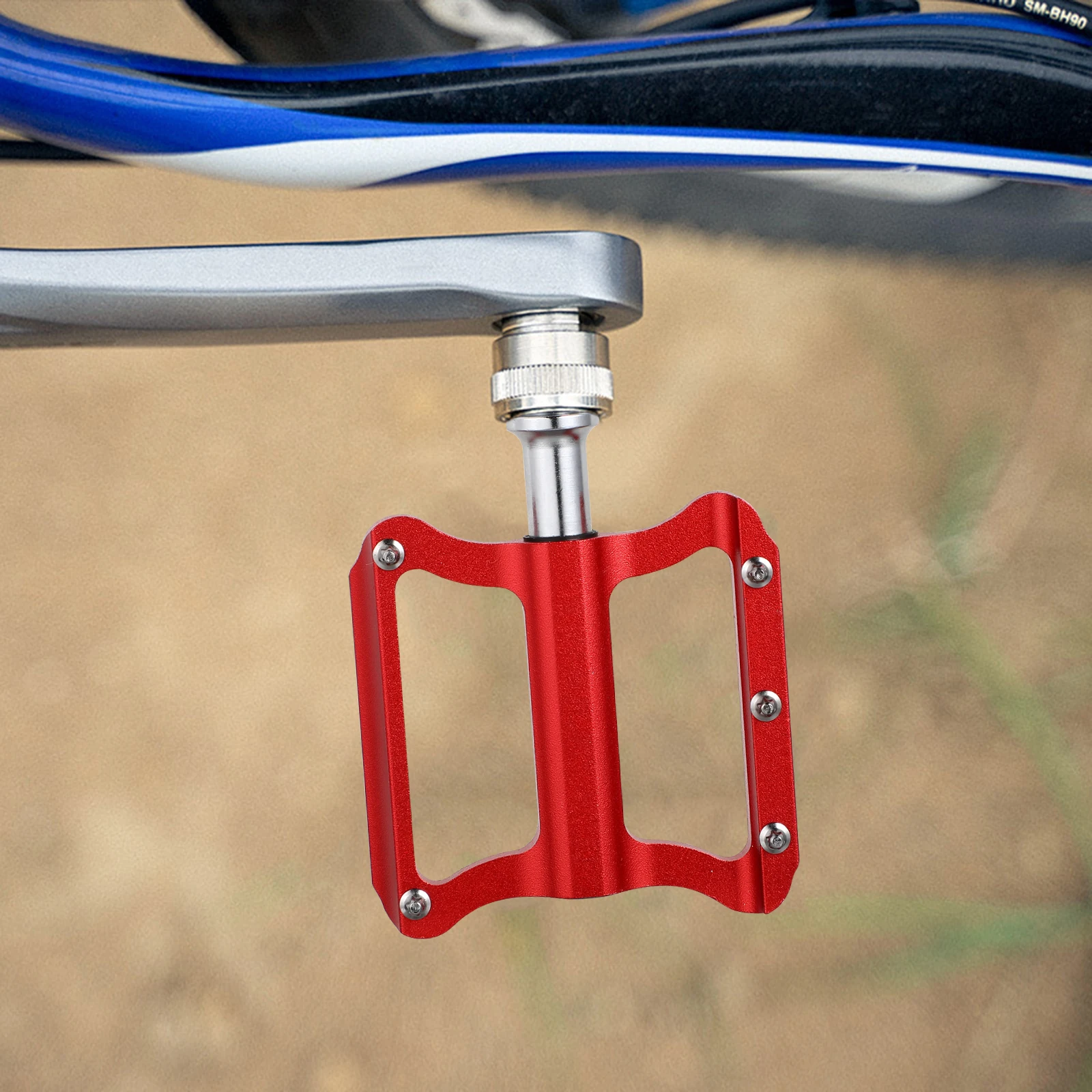 

Aluminium Alloy Platform Pedals for Mountain Bike Road Vehicles Child Accessories Durable Hollow Design Flat Pedal Spindle Bike