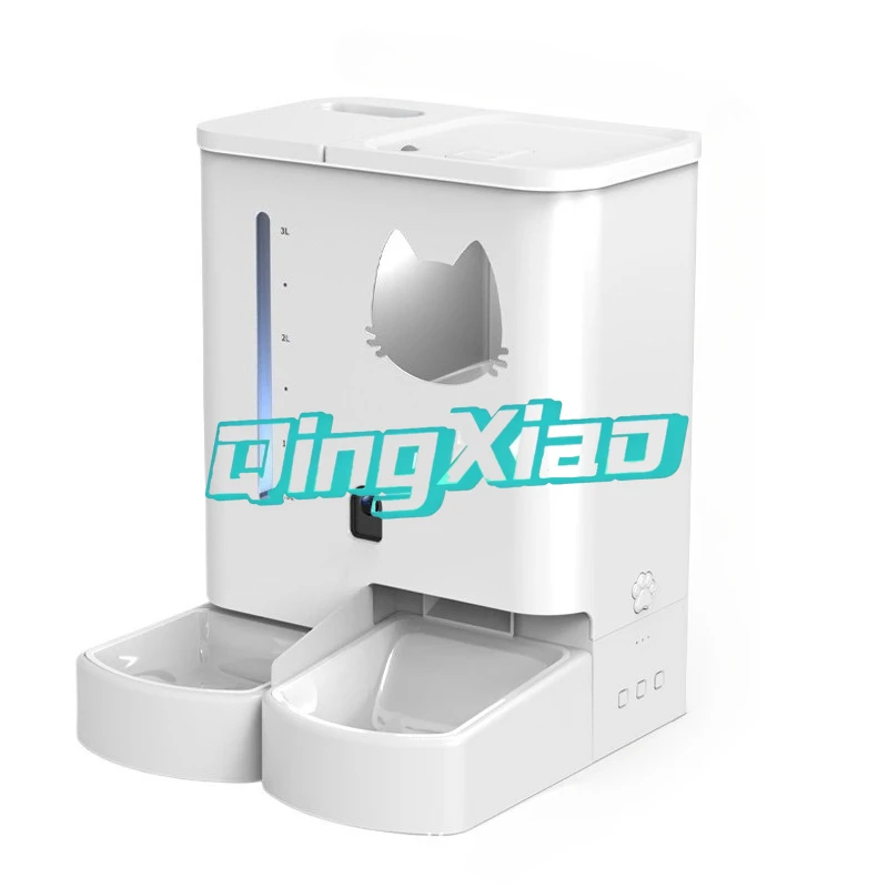 

2 In 1 Pet Automatic Feeder Water Dispenser Combo For Cats Dogs Large Capacity Smart Food And Water Bowl Timer Dispenser