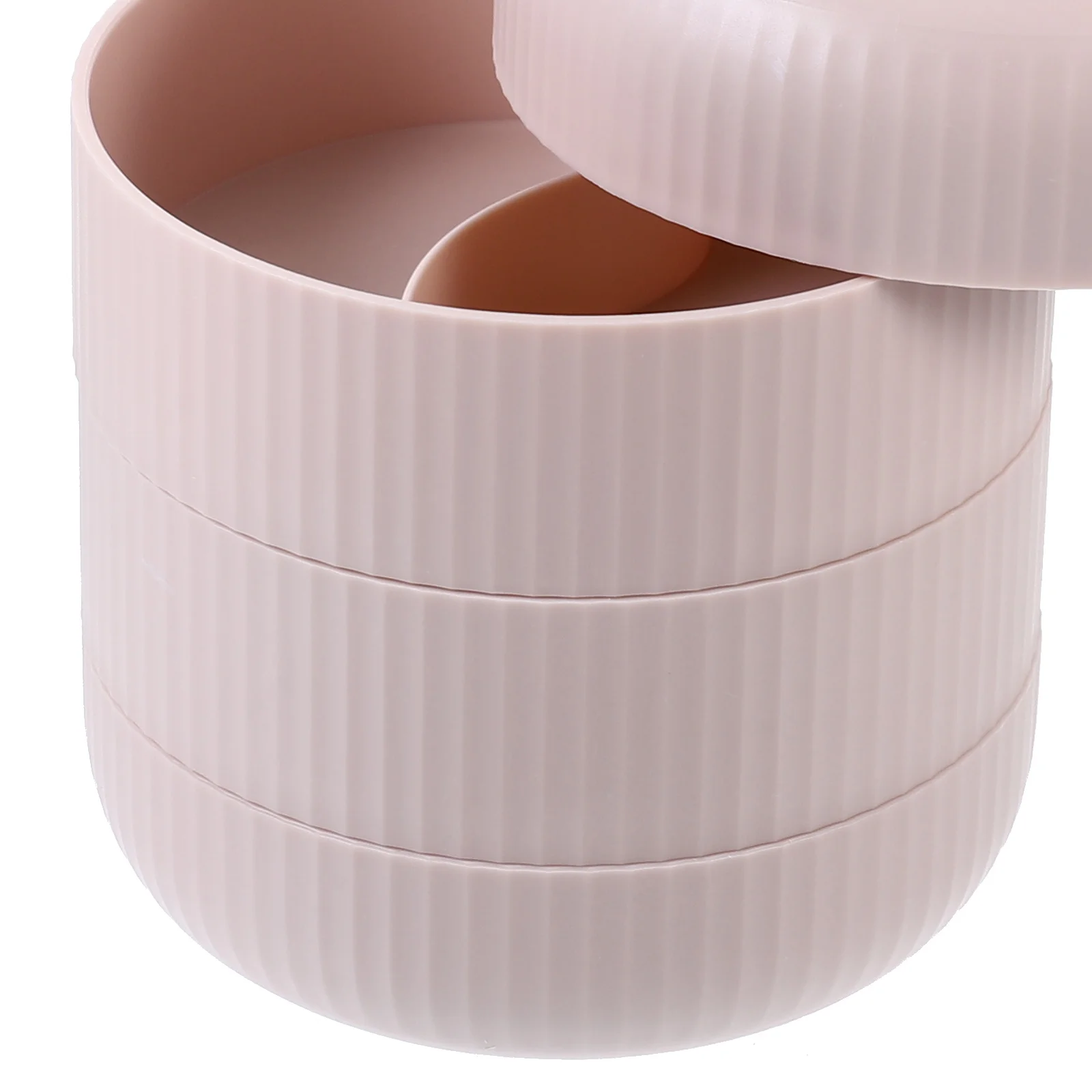 Rotating Jewelry Storage Box Multi-Layer Swivel Design For Necklace Earring Bracelet Organizer Vanity Display Holder