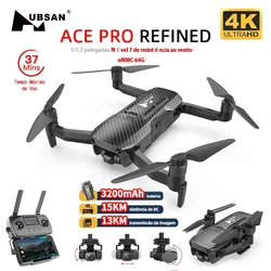 Hubsan ACE PRO Refined Drone With 4K HD Camera 15KM WIFI 3-axis Gimbal Brushless Quadcopter Obstacle Avoidance Professional Dron