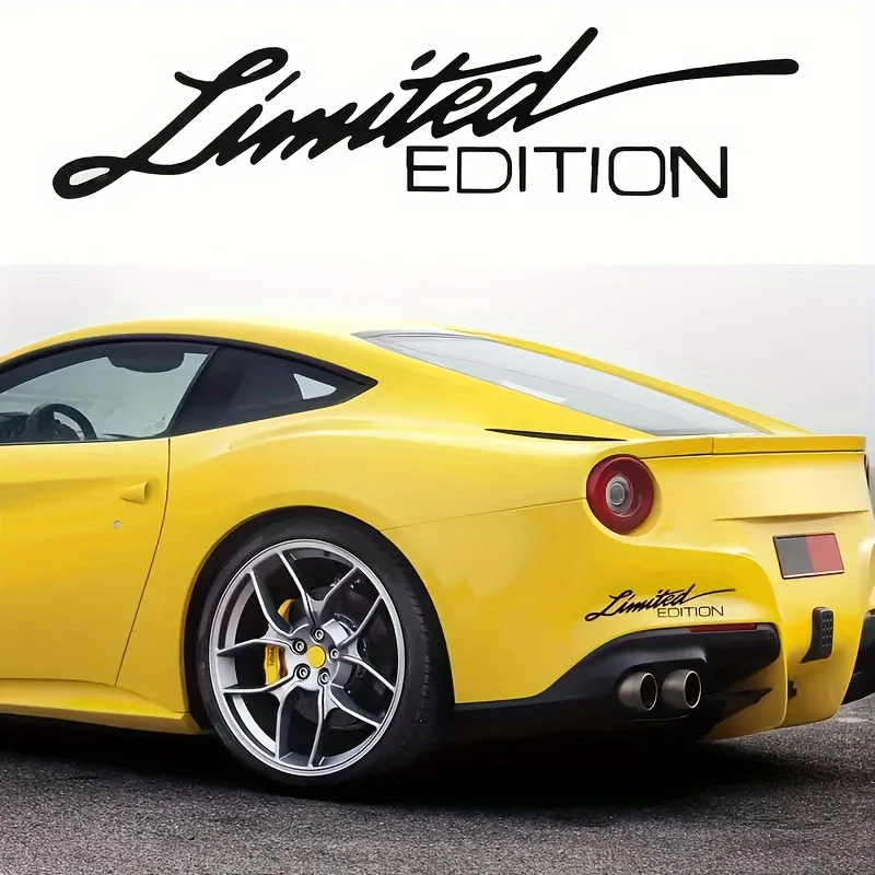 قطعتان من ملصقات شارات الفينيل ذات الإصدار المحدود - شارات متينة لافتة للنظر ومقاومة للماء للسيارة والدراجات النارية والشاحنات للتخصيص