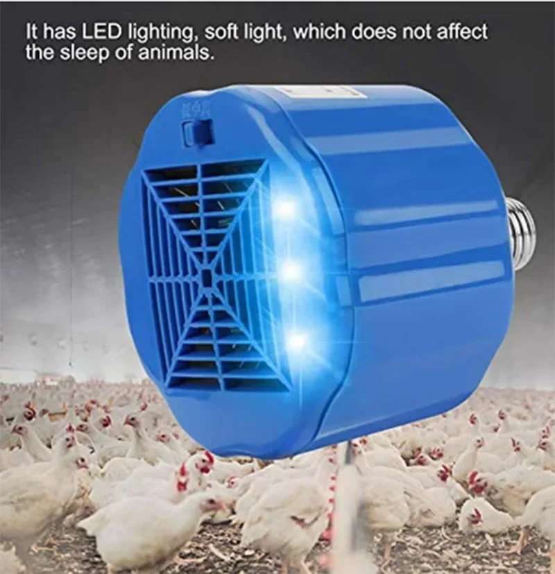 Chicken Heating Lamp Farm Tool Pet Animal Warm Light Piglet Duck Bird Keeping Warm Bulb With Temperature Controller 100-300w