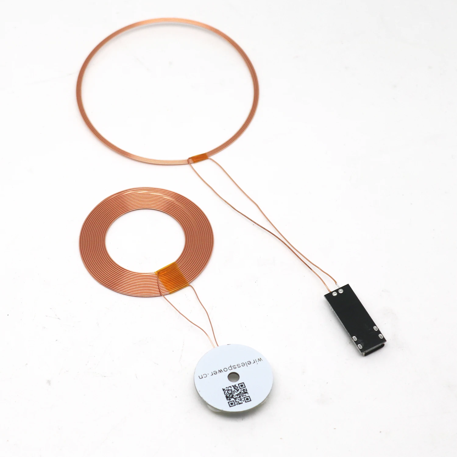 0-100mm Type-c USB ワイヤレス電源モジュール DC 5V 送信機コイル + コイル誘導ランプ LED ライト