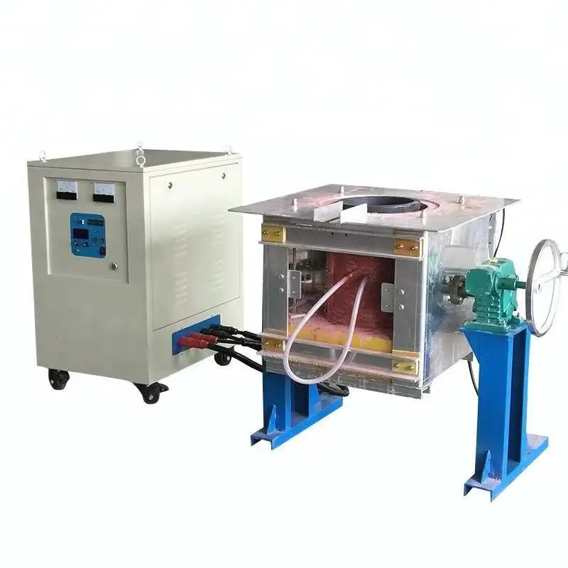 

50KG Iron Steel Melting Electric 100KW Induction Furnace induction heater furnace melt furnace