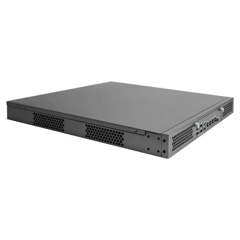 Intel J4125 Low Power NAS Server, 6-Bay Storage PC, Dual M.2, Quad LAN Industrial Firewall Box