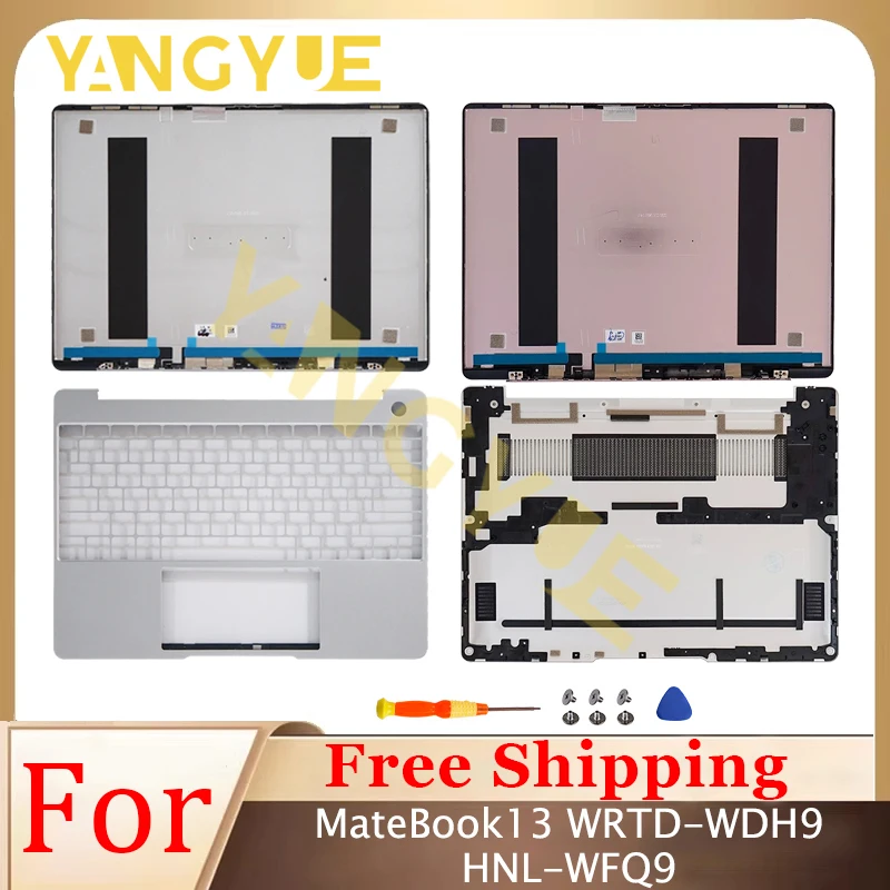 

New Replace case For Matebook 13 HNL-WFQ9 HNL-WFP9 WRTD-WFH9/WDH9 2020 LCD Back Cover Palmrest Bottom Case