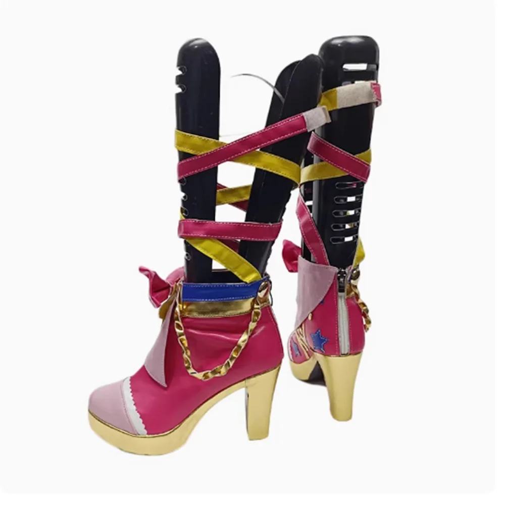 Fantasia unissex de anime cos nijino yume, sapatos, botas, tamanho personalizado