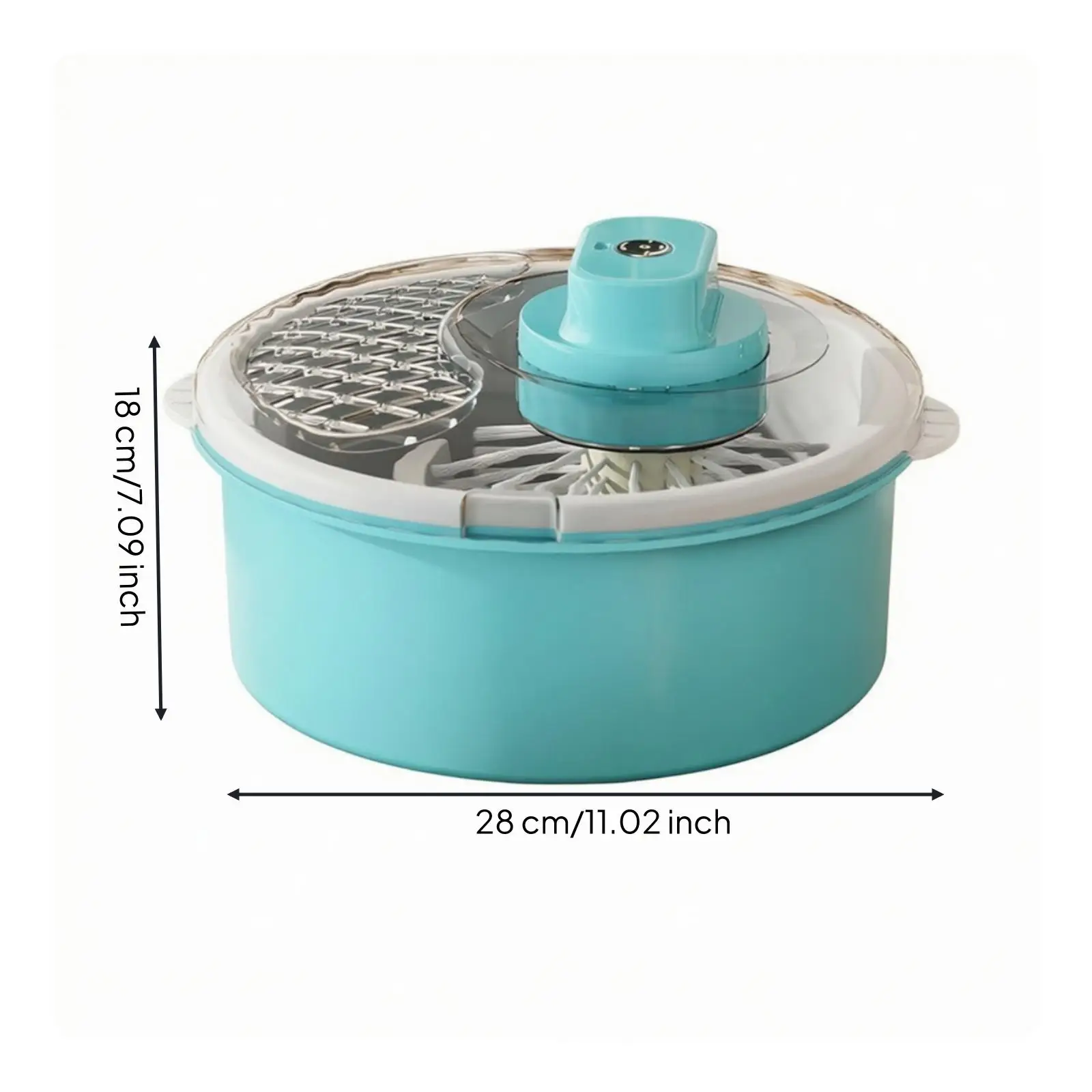 Vegetable Washer with Basket Electric Fruit Washer Vegetable Drying Basket Countertop Appliance Easy to Use for Home Cooks