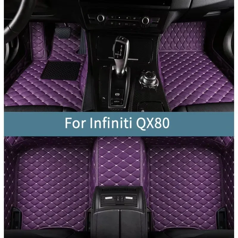 Car Floor Mats For Infiniti QX80 2019 2020 2021 2022 2023 2024 2025 2026 2027 2028 Floor Mats For Cars All Weather Waterproof