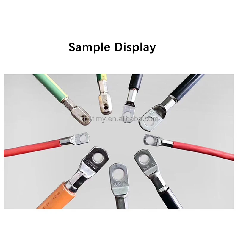 30T /50T Servo Motor Hexagon Terminal Cable Crimper Free Replacing Crimping Dies Terminal Machine