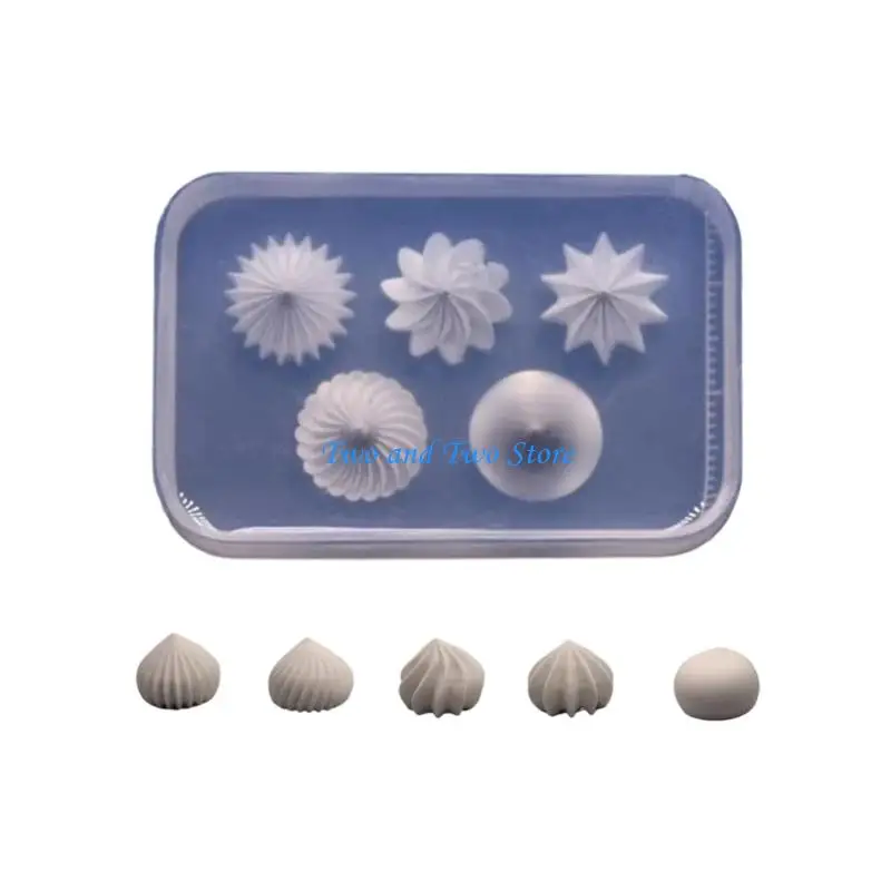 HX6F Silicone Mold Creating Miniature Cream Beads Suitable for Jewelry Making Small Craft Projects Featuring Reusable Design