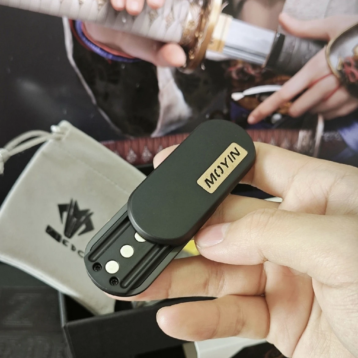フィジェットトイ フィジェットスピナー フィジェットトイ リニア音叉スライダー チタン真鍮 アンチストレス EDC 感覚玩具 ADHD