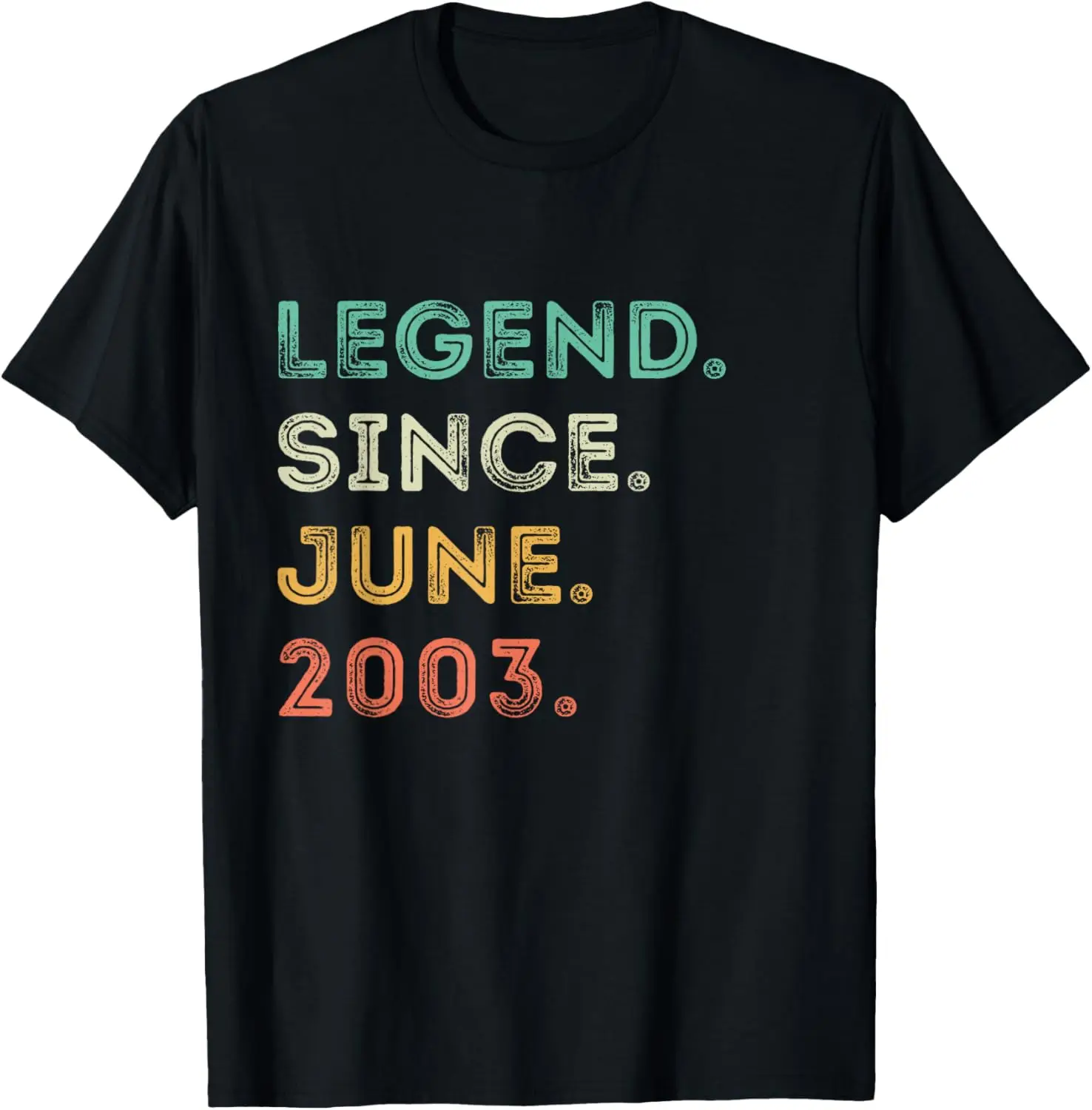 

21 Years Old Legend Since June 2003 21st Birthday T-Shirt