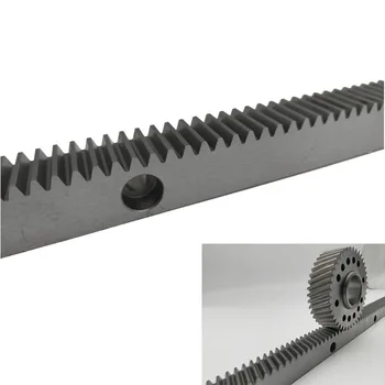 500mm externes 1mod-Modul 1,0 Zahnstange Präzisions-CNC-Zahnstange Zahnstange mit geraden Zähnen für Aluminium profil mit V-Schlitz
