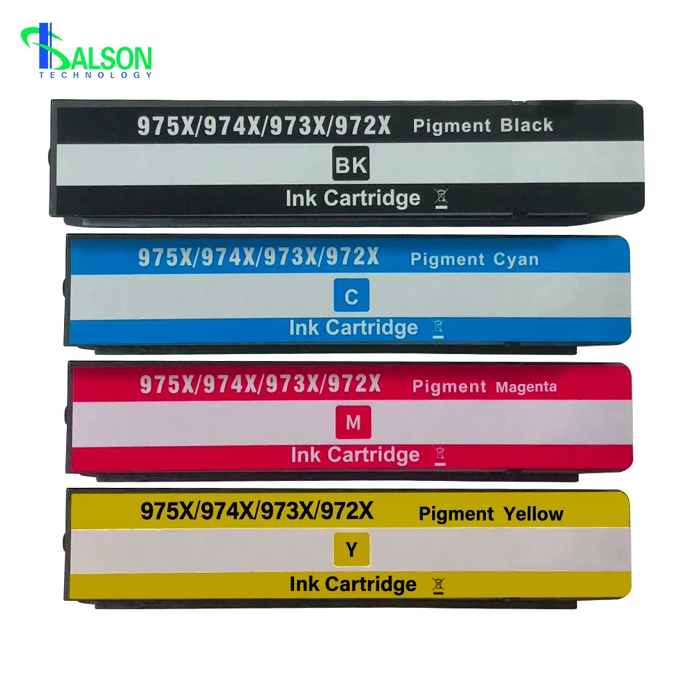 973X Compatible 973XK 973XC Color Ink Cartridge Pre-filled w Pigment Ink for HP 452dn MFP477dn 552dw Pro MFP 577dw P55250dw