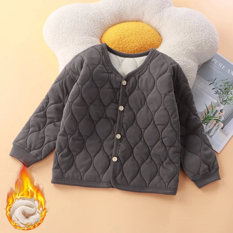 New Baby Girls Boys Clothes Cute Fleece Winter Warm Baby Girl Jacket Casual Baseball Uniform Outerwear Kids Coat