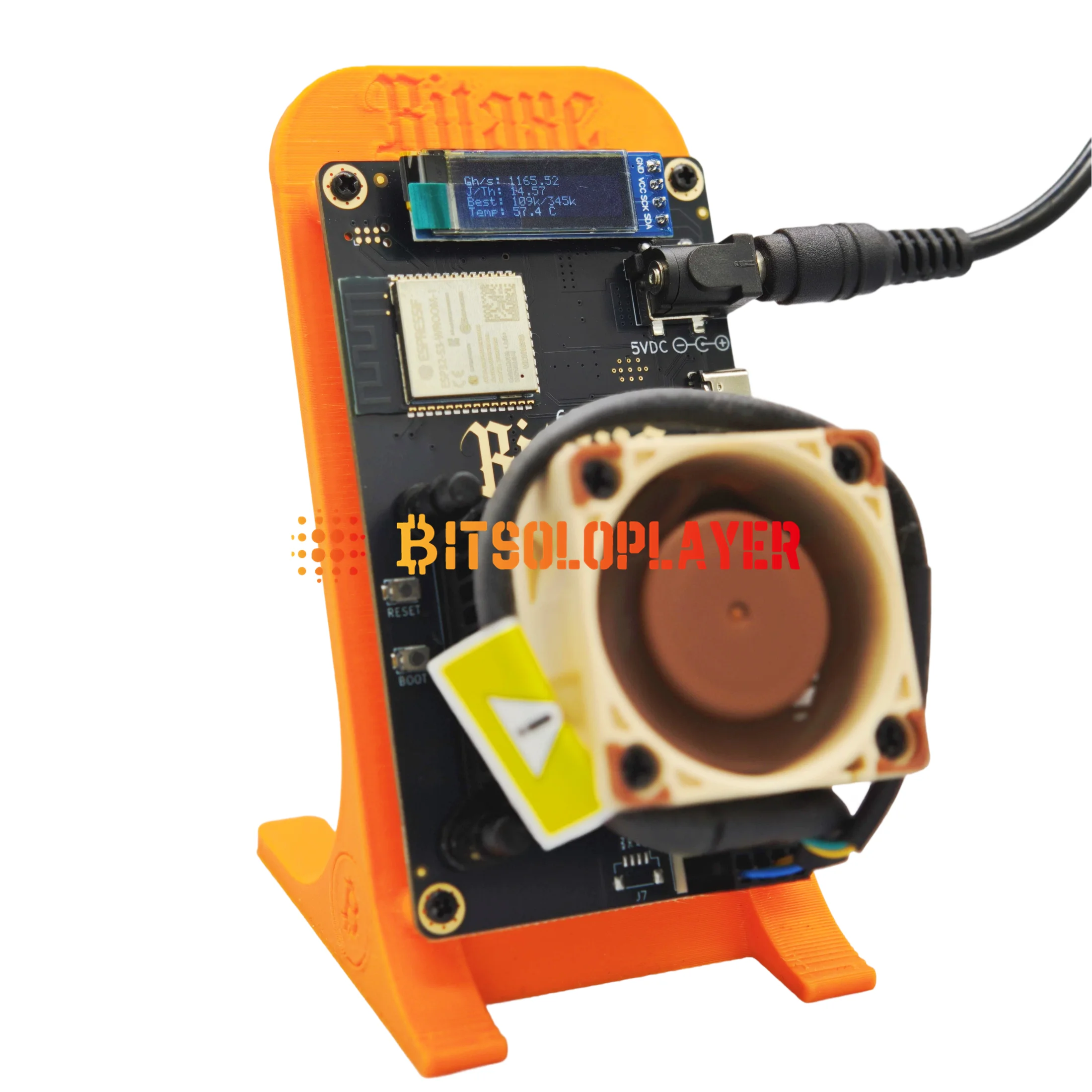 100% ノイズレス Bitaxe Gamma 601 1.2TH/s 搭載 NF-A4X20 ファン Sha256 ソロ マイニング オープンソース ビットコイン ASIC マイナー クリプト マイナー