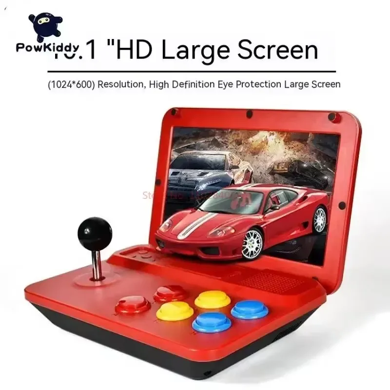 New Powkiddy A13 10 Inch Large Screen Detachable Joystick Retro Game Players High-definition Retro Mini Game Machine Gift