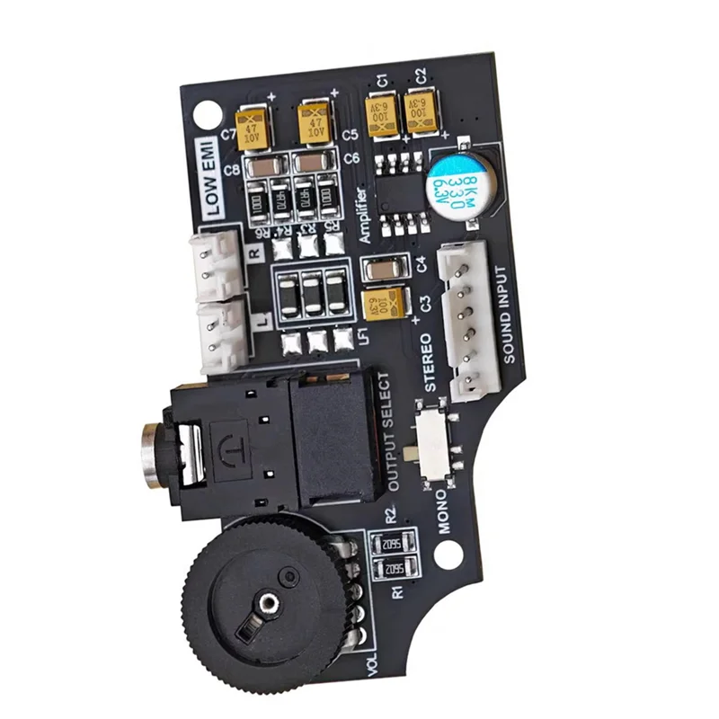 ABKI-двухканальная аудиоплата громкости для игрового оборудования SEGA с использованием аудиоконденсаторов ELNA для запасных частей игровой консоли GG