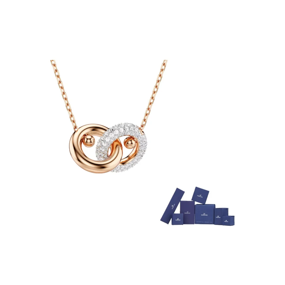 

Swarovski Dextera Necklaces Women's White/Rose Gold 5738200