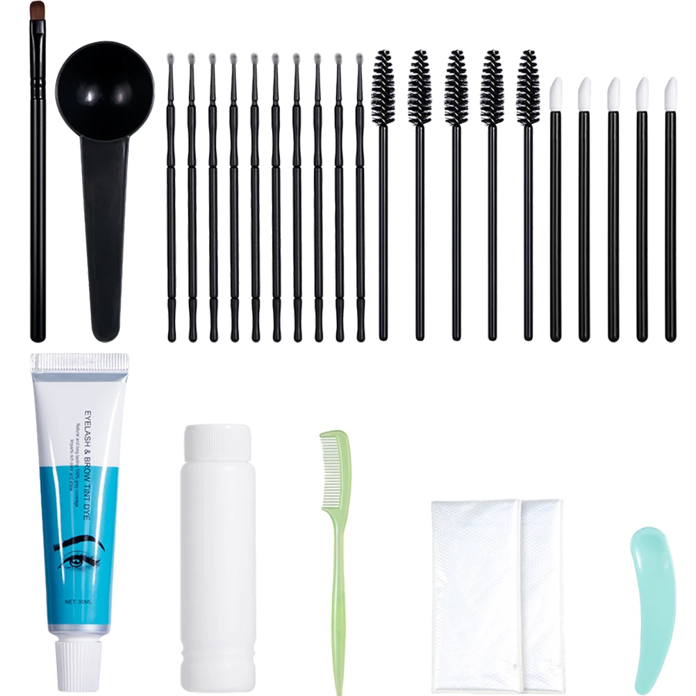

1 set 1 Set Eyebrow Dye Cream Kit Waterproof Long Lasting Brow Styling Pomade Natural 3D Effect Eyebrow Gel Cream Makeup Tool