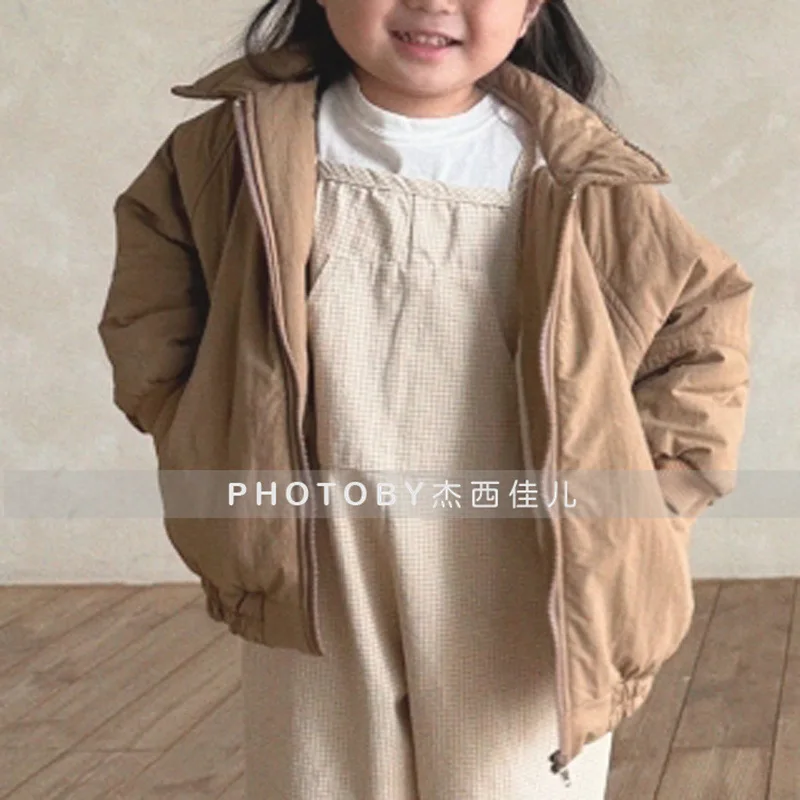 Fashion Baby Girl Boy Spring Corduroy Jacket Outwear Patchwork Infant Toddle Child Bomber Coat  Spring Autumn Korea Clothes