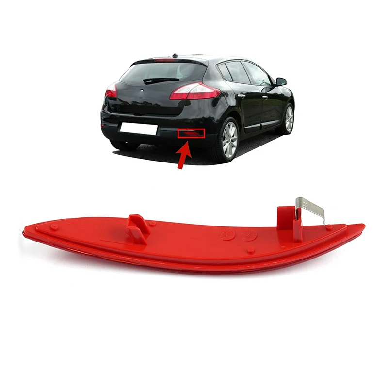 Car Reflective Rear Bumper Signal Lights For Renault Megane MK3 2008 2009 2010 2011-2013 265650004R Car Replacement Parts