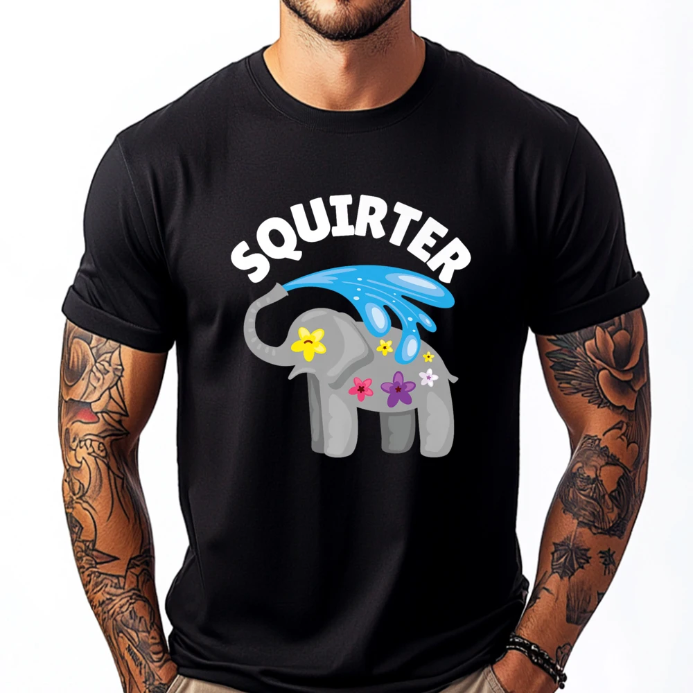 

Inappropriate Squirter Embarrassing Women Cream T Shirt Gifts For Men Plus Size Graphic Clothes Valentines Day