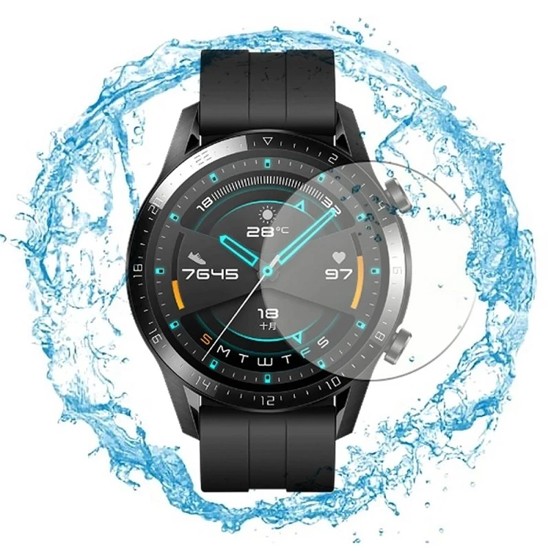 HD 하이드로겔 보호 필름, 화웨이 워치 GT 2 2E, 42mm, 46mm, GT 2 프로, 아너 워치 매직 2, 42, 46 용, 500D