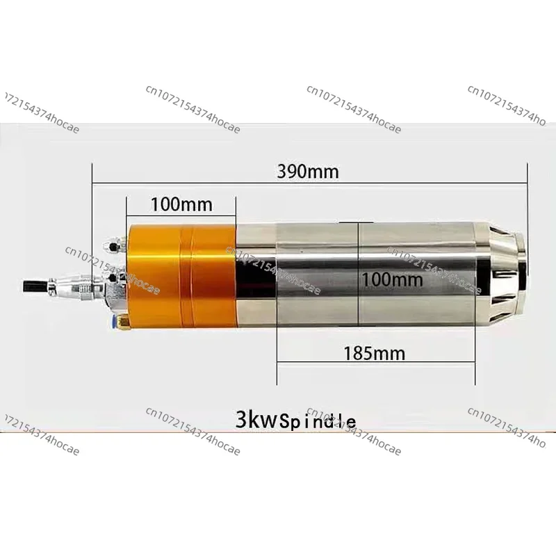 

Автоматический инструмент для замены шпинделя 3 кВт, гравировальный станок, BT30 для гравировки и фрезерования металла, высокая скорость, пневматическое водяное охлаждение