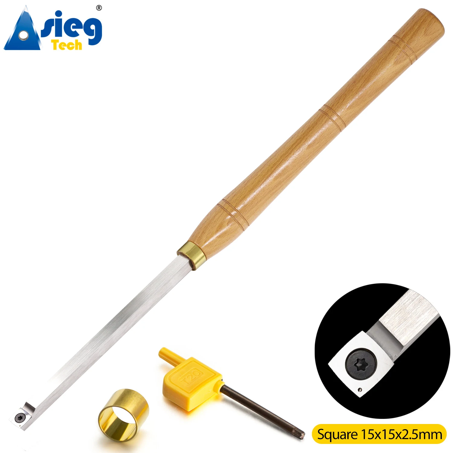 Woodturning Tool Wood Turning Lathe Chisel Swan Neck Hollower Woodturning Tool for Woodturning Tools Finisher Hollower Wood DIY