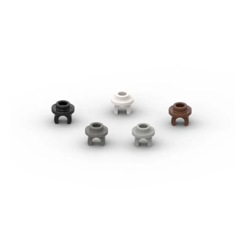 100pcs MOC compatible with 5264 building block parts 1x1 clamp circular board DIY technology parts