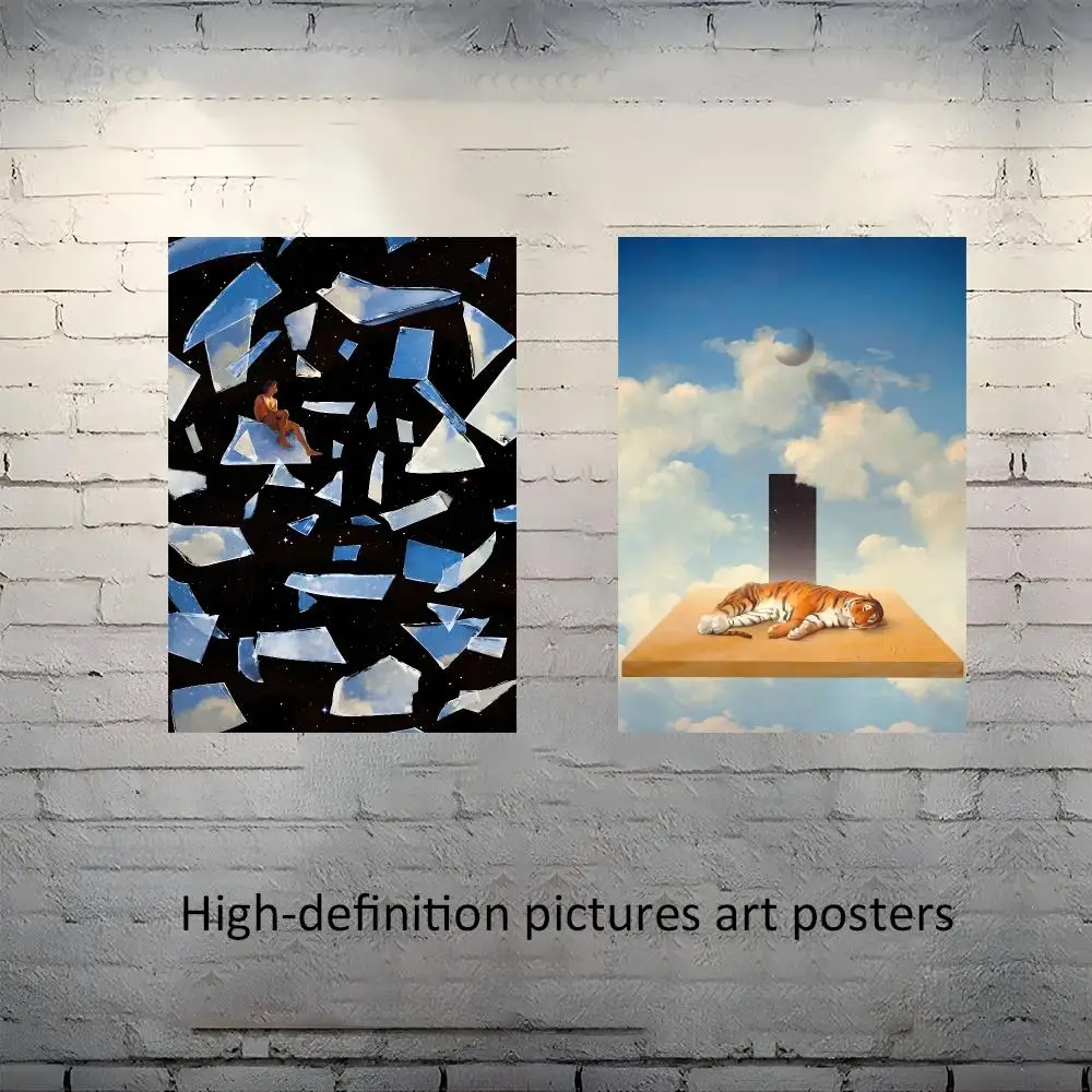 Chema Mendez Art Draw Poster Frameless poster pp Matte adhesive paper for Living room hallway bedroom