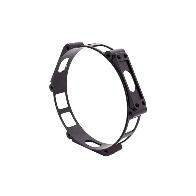 Anodized aluminum alloy CNC machining ring clamp Equipment fixing hoops Lens retaining rings