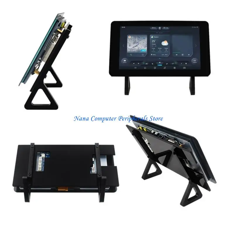 F68C Acrylic Case for ESP32 7inch Display Screens ESP32 Development Board Enclosure Acrylic Bracket Replacement