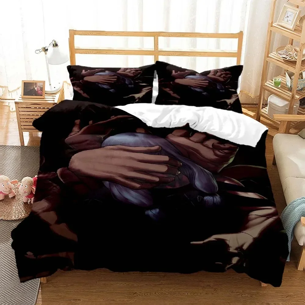 Jujutsu Kaisen Digital Comfortable Duvet Quilt Cover Pillowcase Bedding Set Children Bedroom Decoration Home Textile
