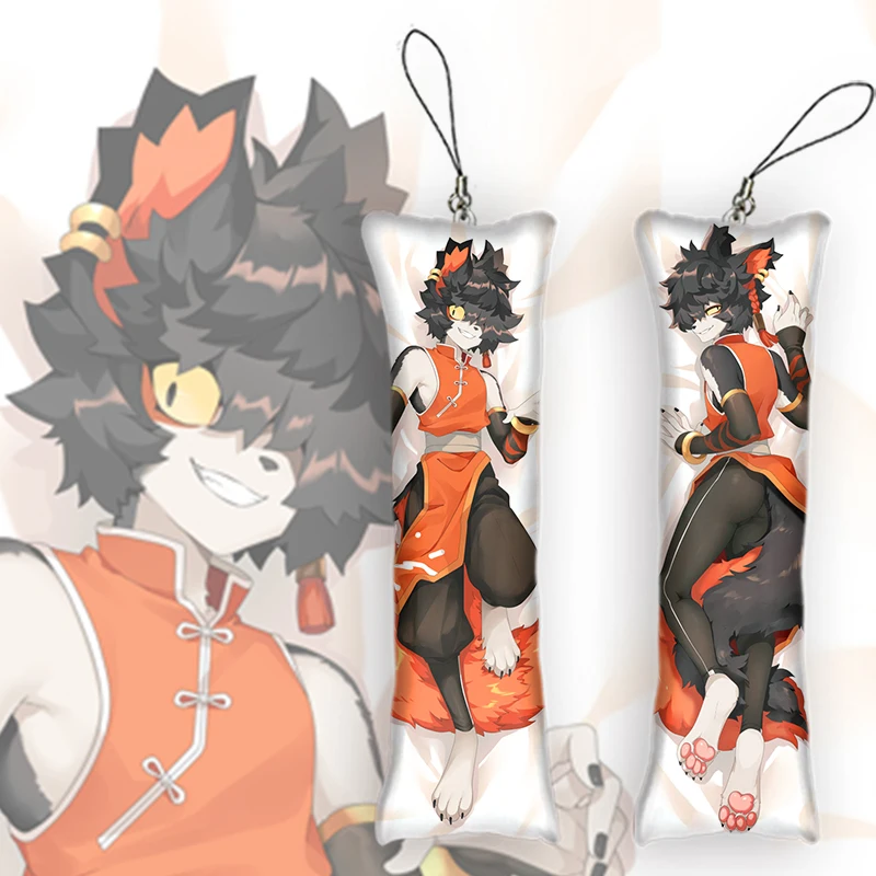 Arknights AAK Mini Dakimakura Keychain Anime Body Pendant Game Cartoon Anime Keychain Phone Pendant Otaku Gifts