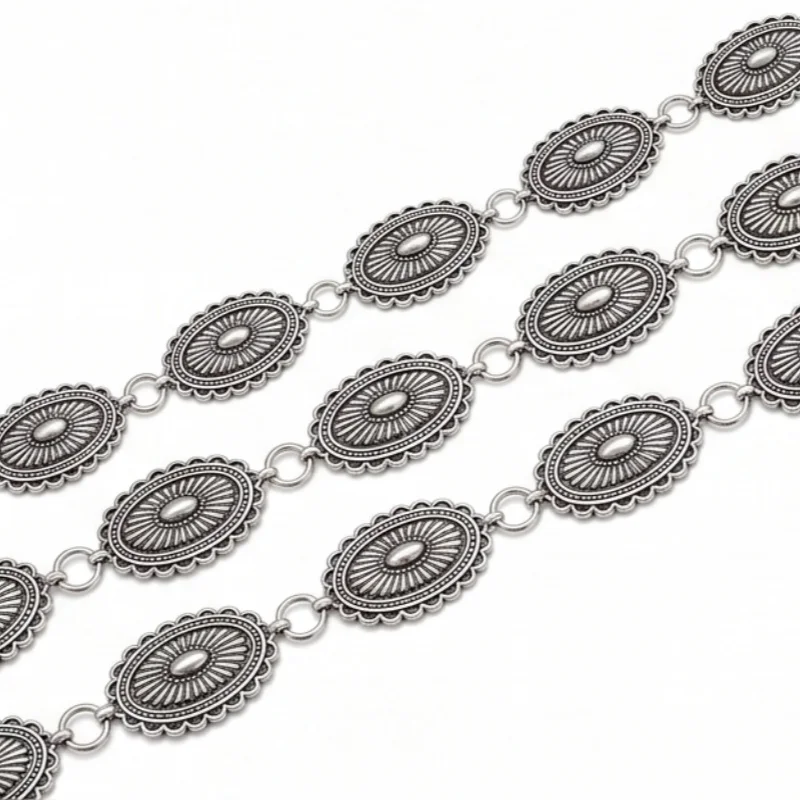 Vintage Vielseitiger Ethnischer Stil Metall Boho Taillenkette Gürtel Damen Mode Pullover Taillendekoration Körperschmuck – Detail 4