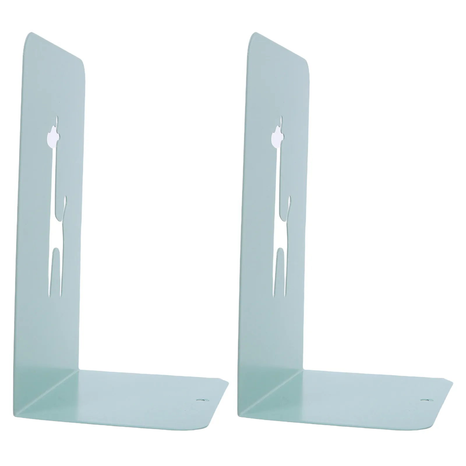 

2Pcs Metal Bookends Giraffe Shape Decorative Book Organizer for Desk Nursery Office Study Bookshelf Holder Cute Cartoon Animal
