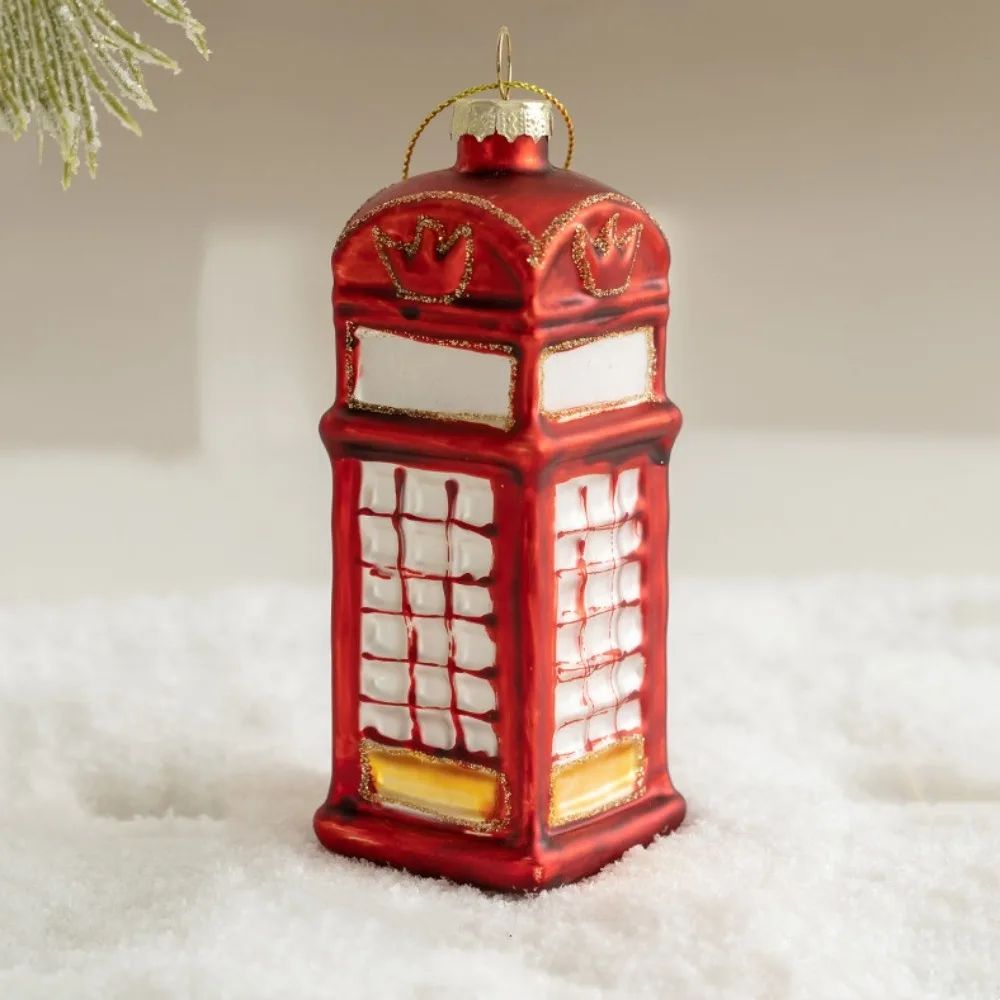 

Santa Claus Christmas Glass Ornaments Christmas Theme Snowman X-mas Tree Decoration New Year Pendant Gift Christmas Hanging