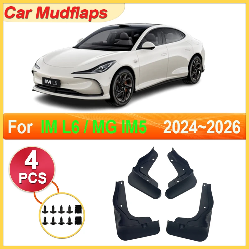 

Car Mudguards Parts For IM L6 MG IM5 2024 2025 2026 Mudflaps Tool Splash Proof Fender Car Flare Cover Guard Auto Mud Accessories
