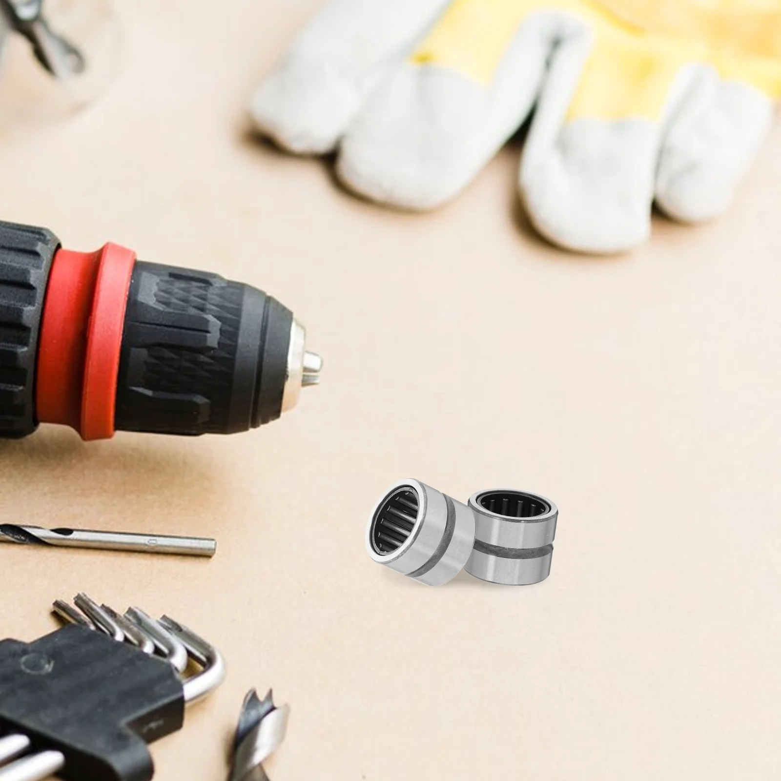 

2Pcs High Precision Needle Roller Bearings Electric Pick Angle Grinder Durable Steel Thrust Bearing Washer Needle Bearing