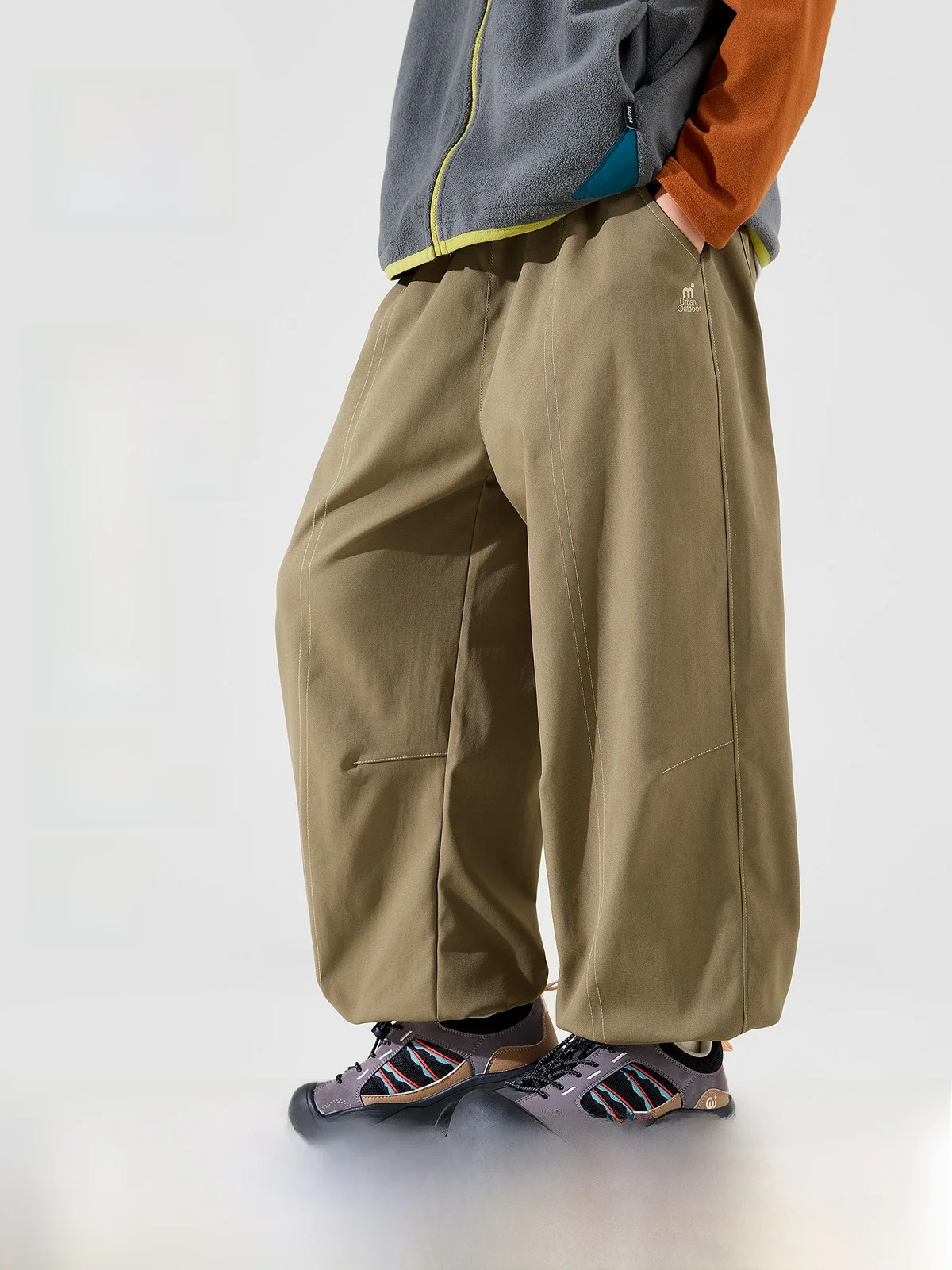 Bluem Boys Thin Outdoor Cargo Pants Autumn New Style Children's Long Trousers Casual Comfortable Polyester Elastic Fiber