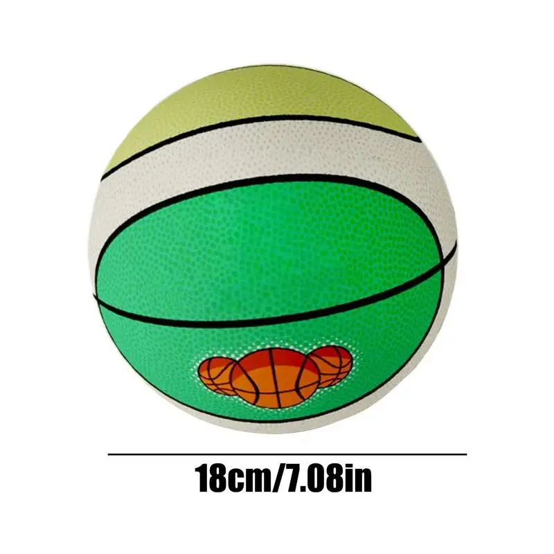 조용한 실내 농구공, 3~12세용 무소음 폼 장난감, 충격 흡수 스펀지 볼, 어린이 팀 연습용 바닥 나무 타일