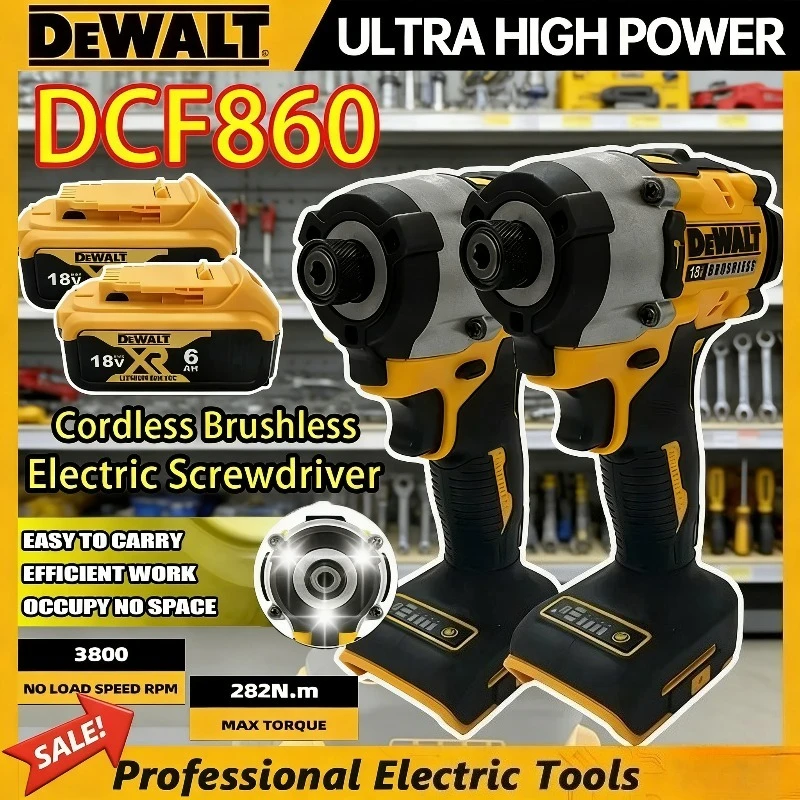 

Аккумуляторный бесщеточный шуруповерт Dewalt DCF860: легкий ударный электроинструмент, портативный инструмент для домашнего ремонта