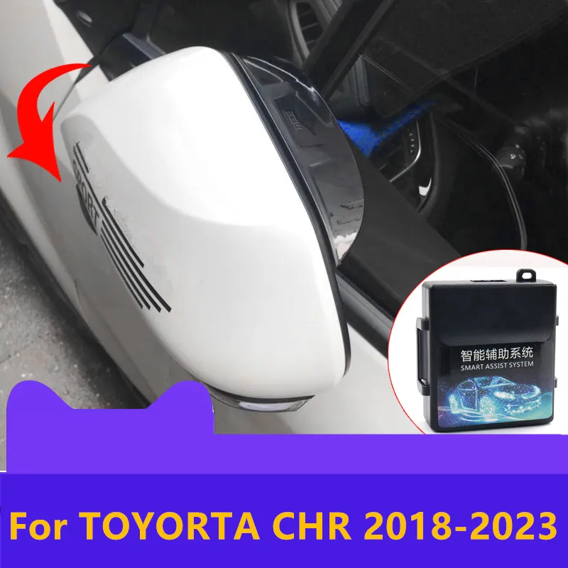 

For TOYOTA CHR 2018-2023 Rearview mirror folding electric window lifting and locking device with horn modification accessories