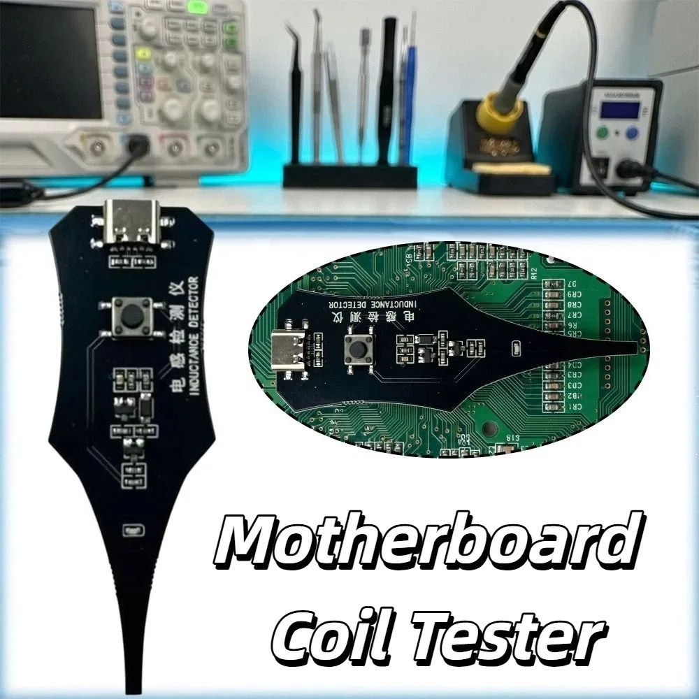 High Accuracy Motherboard Coil Tester Quick Investigation Professional Electromagnetic Induction Tester Type-C Easy To Use