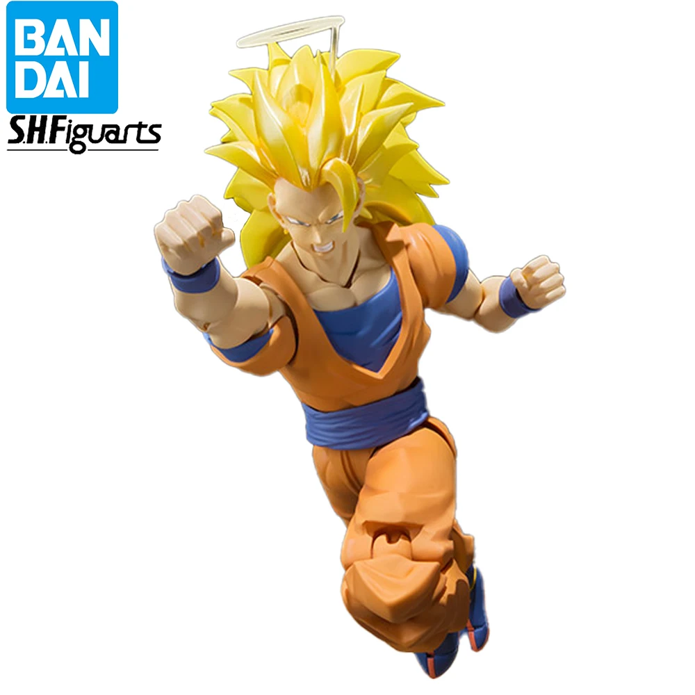 

100% Original Bandai S.h.figuarts Dragon Ball Z Son Goku Ssj3 Acction Figures Gifts for Fans Collectible Model Toys