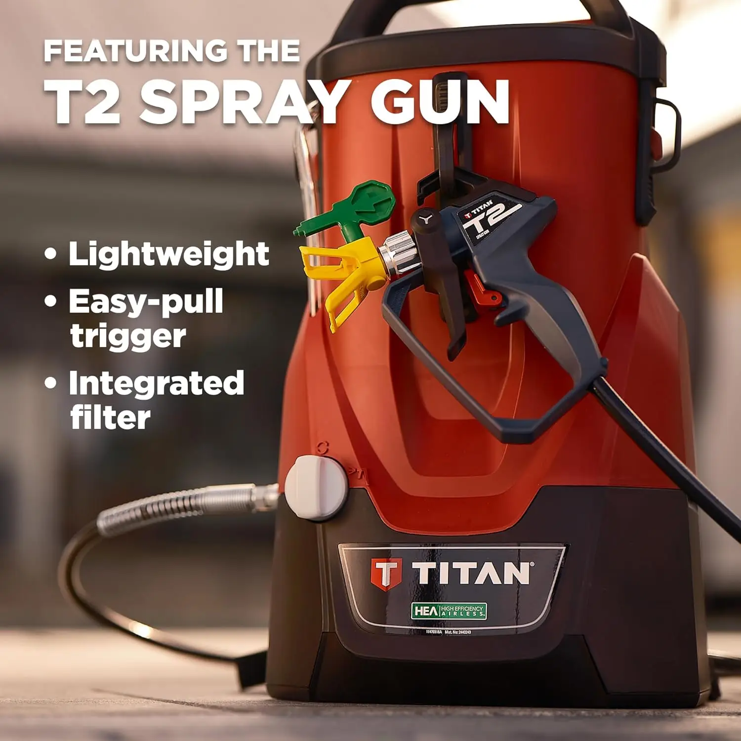 Cordless High Efficiency Airless Paint Sprayer,  Technology Decrease Over spray